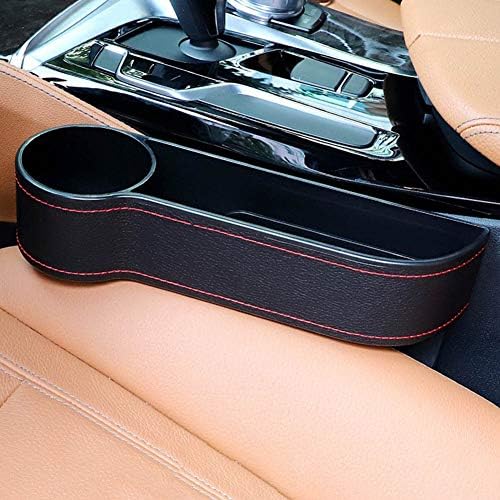 Houpwyet 車用収納ポケット 隙間ポケット レザー 車用小物入れ すき間ポケット 小物収納 便利グッズ 02 カー用品 輸入 落下防止 車用品 シートサイド収納