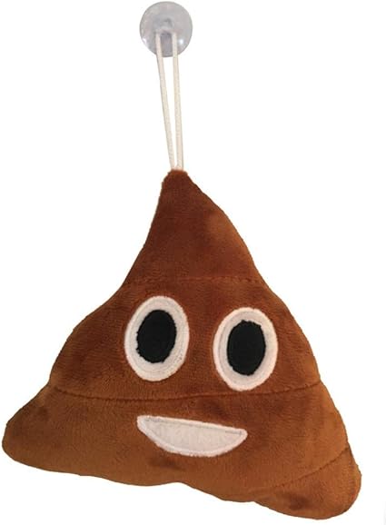 Alikeey 5 5 Inches Brown Emoji Smiley Caca Plush Pillow Cushions Home Decor Great Gift For Kids