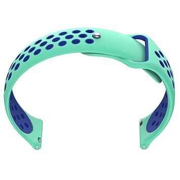 Nomvic 20MM Pulsera de Silicona bicolorable para Huami Amazfit Bip ...