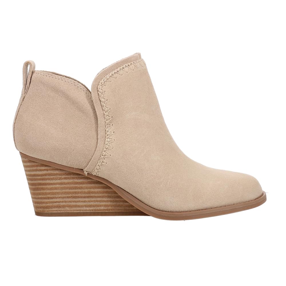 TOMS Womens Kaia, Oatmeal Suede, 5.5