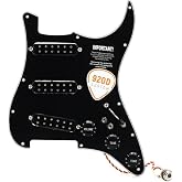 920D Custom Stratocaster Polyphonic Loaded Pickguard - Black