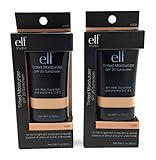 2 Pack e.l.f. Cosmetics Studio Tinted Moisturizer SPF 20 83222 Nude