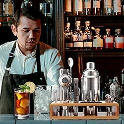 Mixology Bartender Kit: 20-Piece Bar Tool Set with
