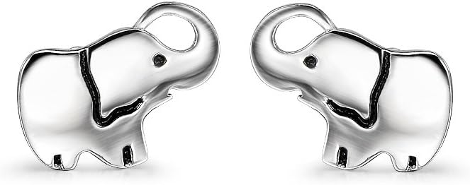 YAFEINI925 Sterling Silver Elephant Stud Earrings Christmas Gifts for Women Girls Teenage Mum (Elephant stud earrings A)