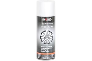 EASTUP Premium Metallic Acrylic Enamel Wheel Paint Pearl Flash White - Brilliant Finish, High Durability, Fade-resistant, Quick Drying Rim Coating Spray Paint.