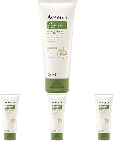 Aveeno Daily Moisturising Lotion Fragrance Free 200ml 4 Pack