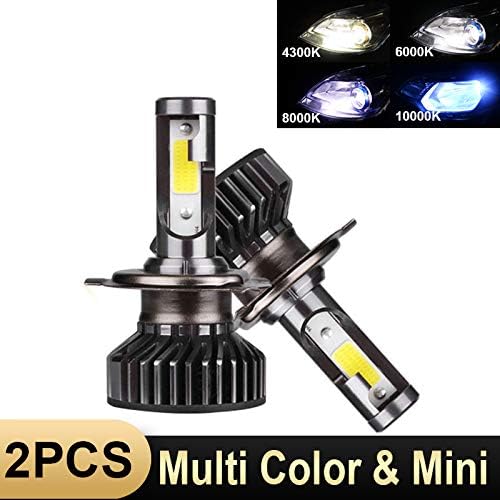 Mini H4 luces H7 LED Far lamp Car Headlight 10000LM 12V H11 9005 HB3 9006 HB4 H8 4300K 5000K 6000K 8000K Bulb Accessories