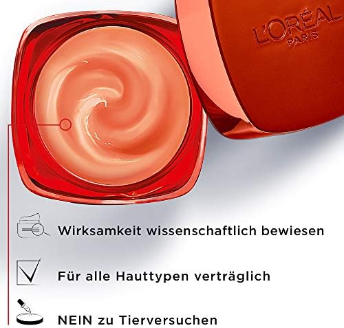 L'Oréal Paris Revitalift - Crema revitalizante para el cuidado facial, antiarrugas, extra firme, con ginseng rojo, 50 ml