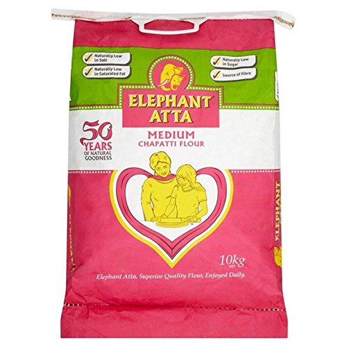Elephant Medium Atta 10kg Amazon.co.uk Grocery