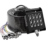 Seismic Audio - 8 Channel XLR Snake Cable 100' Long