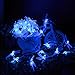Qedertek Dragonfly 30 LED Solar String Lights, 20ft, Blue