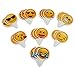 Jefferson Emoji Cupcake Toppers and Emoji Party Decorations and Supplies (Pack of 48)