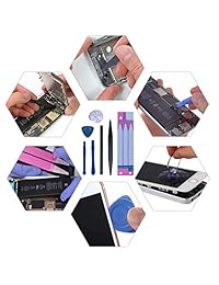 Anoak 17 en 1 Kit de herramientas de reparación para teléfono móvil, Apple iPhone, teléfono móvil, tableta, iPad, apertura profesional con Spudgers