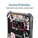 KIOMY Case for Girls Clear with Purple Flowers Design Shockproof Bumper Protective Case for Samsung Galaxy S8 Plus Flexible Silicone Slim Fit Cute Floral Pattern Print Rubber Cover for Women