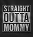 Tstars Straight Outta Mommy Newborn Girl Boy Outfits New Mom Gifts Funny Baby Bodysuit 6M Black