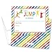 MyExpression.com 24 Jump Bounce Fill-in Kids Birthday Party Invitations