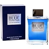 Antonio Banderas Blue Seduction Eau de Toilette Spray for Men, 6.8 Fluid Ounce