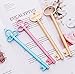 20 Pieces Novelty Key Style 0.5 mm Gel Ink Pen, Magnolora Creative Office Stationary School Supplies Fine Point Ballpoint Black Ink Gel Pen, Random Color