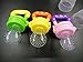 Set of 2 pcs Baby Fresh Food and Fruit Feeder Pacifier Nibbler BPA free, S and M Size, Colors Can be Pointed