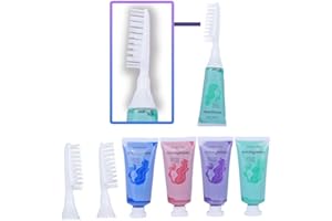 HaiolorPro Hair Chalk for Kids& Adults Washable, Temporary Hair Colour Wax Kit for Girls, Temporary Hair Dye for Dark Hair，4 