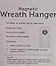 Magnetic Seasonal Wreath Hanger for Steel Doors - Up to 6lbs