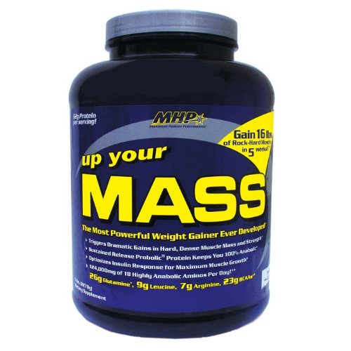 Maximum Human Performance, Up Your Mass, Vanilla, 5-pound Tub image