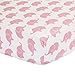 Pink Elephant and Grey Chevron Patchwork 3 Piece Crib Bedding Set - Peanut Shell