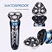 Hatteker 2 in 1 Electric Razor for Men Rotary Shaver Waterproof Nose Hair Trimmer Cordless with USB Rechargeable Wet and Dry Birthday Gifts Anniversary Gifts Fathers Day Gifts