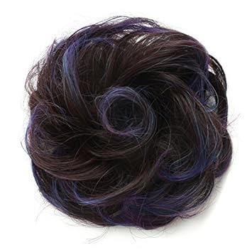Onedor Ladies Synthetic Curly Elastic Multi Tonal Colored Hair