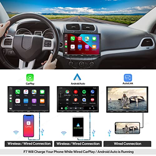 ATOTO F7 XE DoubleDIN &SingleDIN Adaptive 10 inch Car StereoWireless CarPlay &Android Auto