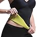 YFMAYI Slimming Waist and Abs Belt Trimmer-Cincher Girdle For Weight Loss-Thermo Sweat Neoprene Shaper,Large-FBA,Black