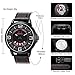 Menton Ezil Fashion Men's Sport Analog Watch Genunie Leather Luminous Hand Auto Date Wristwatches 30M Waterproof Quartz Watches for Man