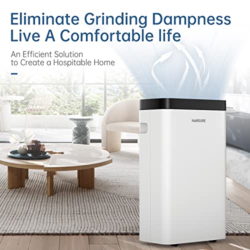 HUMSURE Dehumidifier 25 Pint 2,000 Sq. Ft, Basement Bathroom Bedroom