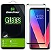 (2 Pack) Dmax Armor for LG V35 ThinQ (Tempered Glass) Screen Protector, (Full Screen Coverage) (Black)