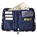 Passport Wallet Holder for Men&Women,RFID Blocking Travel Waterproof Credit Card&Money Bag Multifunctional Family Zipper Cellphone Accessories Storage Boarding Passes Organizer (Flamingo)