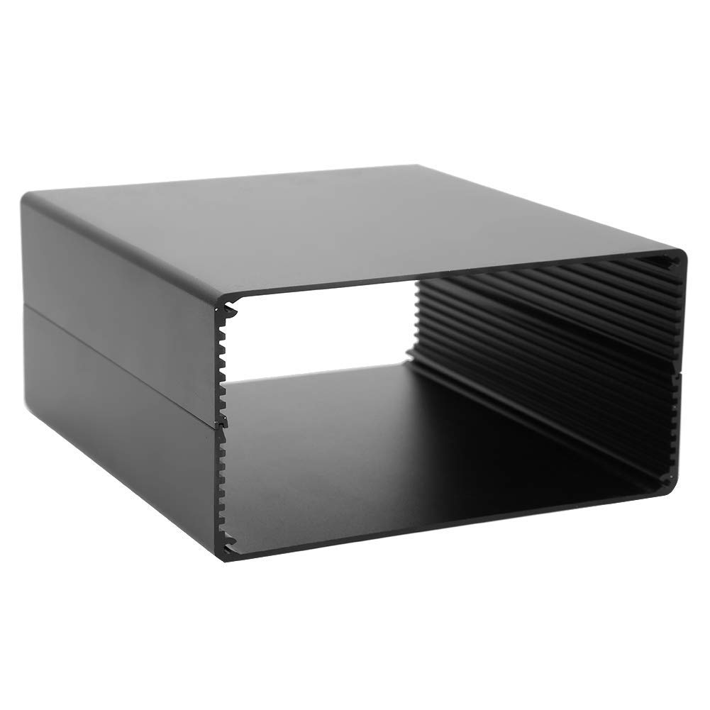 Aluminum Project Box Matte Black DIY PCB Junction Heat Dissipation Casing 80x160x170mm Electrical Boxes