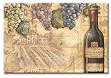 CounterArt Vineyards 8 by 12-Inch Glass Cutting Board