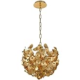 Kalco Lighting Aster Gold Three-Light Pendant