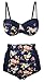 Angerella Push up Bikini High Waisted Swimsuit Cute Bathing Suits