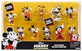 Special Edition 90 Years of Magic - DISNEY MICKEY THE TRUE ORIGINAL Collectible DELUXE Figure Set 10-Pack - Golden Mickey Included!