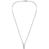 AllSaints Men's Sterling Silver Screw Pendant Necklace