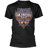 Lynyrd Skynyrd Men's Crossed Guitars T-Shirt Black | Officially Licensed Merchandise