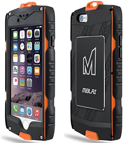 iPhone 6s Plus Case [Heavy Duty]Dual Layer[Anti Collision][Drop Protection][Shock Proof]Case with Builtin [Screen Protector]&amp; Climbing Hook for iPhone 6s Plus &amp; iPhone 6 Plus (Orange)
