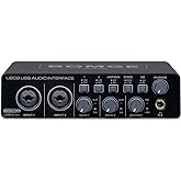 BOMGE U202 USB Audio Interface with Mic Preamplifier XLR/TSR/TS Ports,48V,32-Bit/192kHz Resolution fro computer recording,Streaming,Podcasting