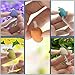 OTOFY 70 PCS Backflow Incense Cones (Mixed Fragrance: Jasmine, Osmanthus, Lavender, Green Tea, Rose, Sandalwood, Cherry Blossom) - 10 Each - 1 Bag