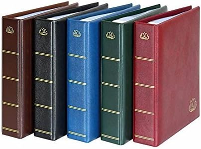 Postcard Album LOTOS, Brown, with 50 crystal clear pages (Lindner 5800-D)