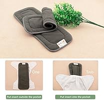 alva baby charcoal inserts