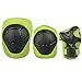 LUOYIMAN Child Protective Gear Set (Black with Green)
