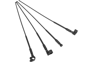 KEENSO 4pcs RC Simulation Antenna, Decoration Accessories Compatible with Axial SCX10 90046 UTB10 Capra RC Crawler Car