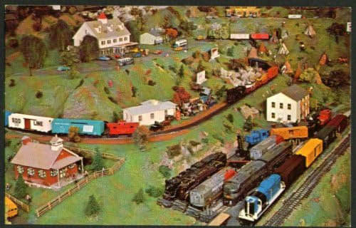 O Gauge Layout Choo Choo Barn Strasburg Pa Postcard 1960s At